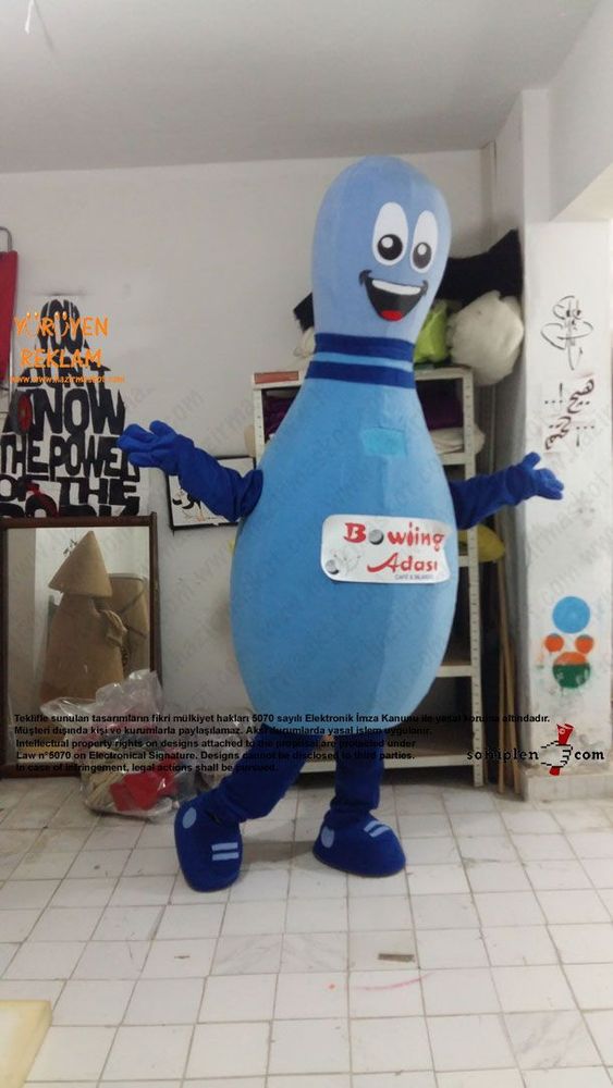 Lobut maskot kostümü maskot kostümü