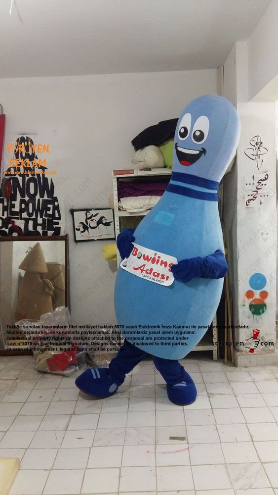 Lobut maskot kostümü maskot kostümü