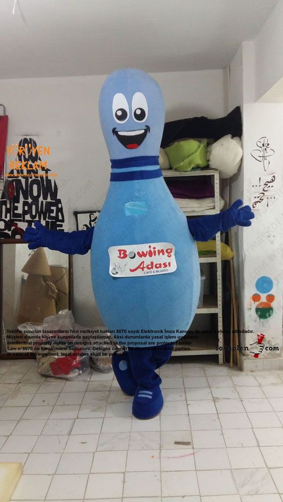 Lobut maskot kostümü maskot kostümü