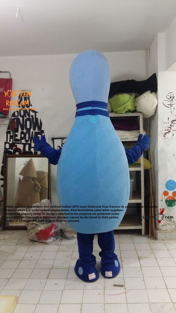 Lobut maskot kostümü maskot kostümü