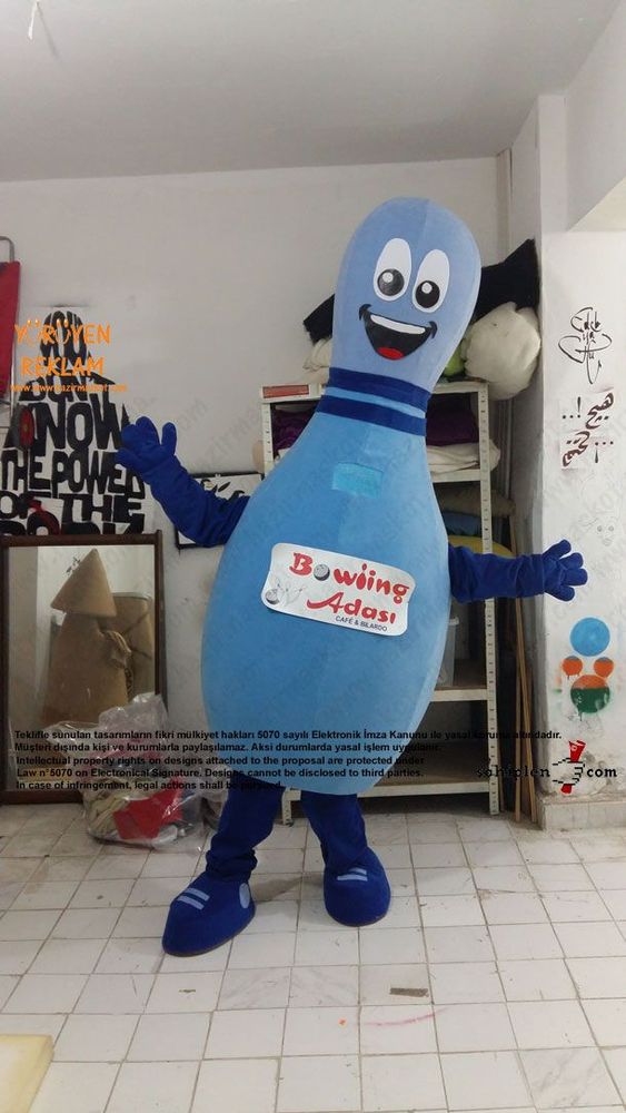 Lobut maskot kostümü maskot kostümü