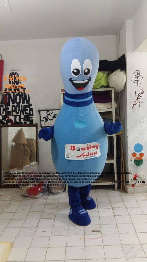 Lobut maskot kostümü maskot kostümü