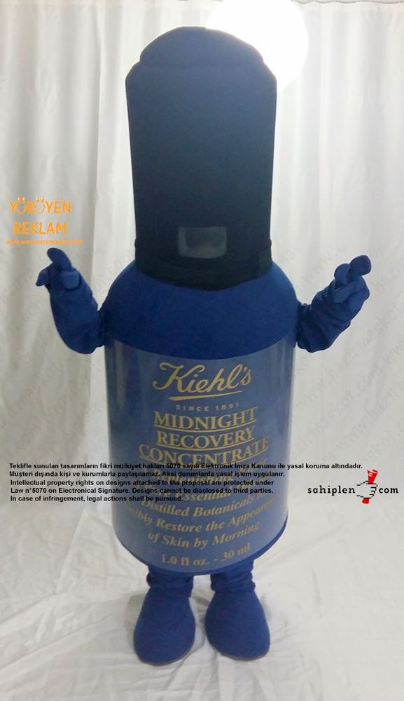 Kiehl's Şişe Maskot Kostümü / L'Oréal Türkiye maskot kostümü
