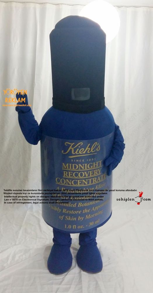 Kiehl's Şişe Maskot Kostümü / L'Oréal Türkiye maskot kostümü