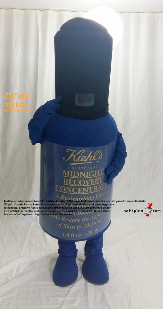 Kiehl's Şişe Maskot Kostümü / L'Oréal Türkiye maskot kostümü