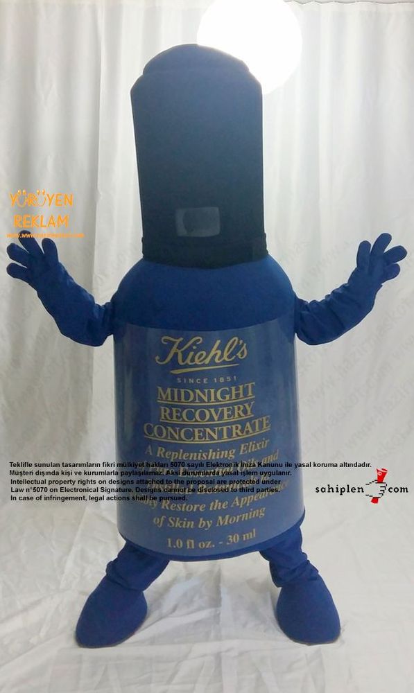Kiehl's Şişe Maskot Kostümü / L'Oréal Türkiye maskot kostümü