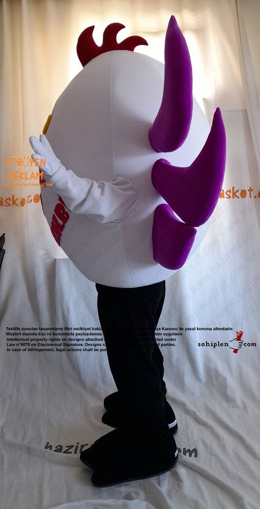 Yumurta Maskot Kostümü / Manisa İl Tarım maskot kostümü