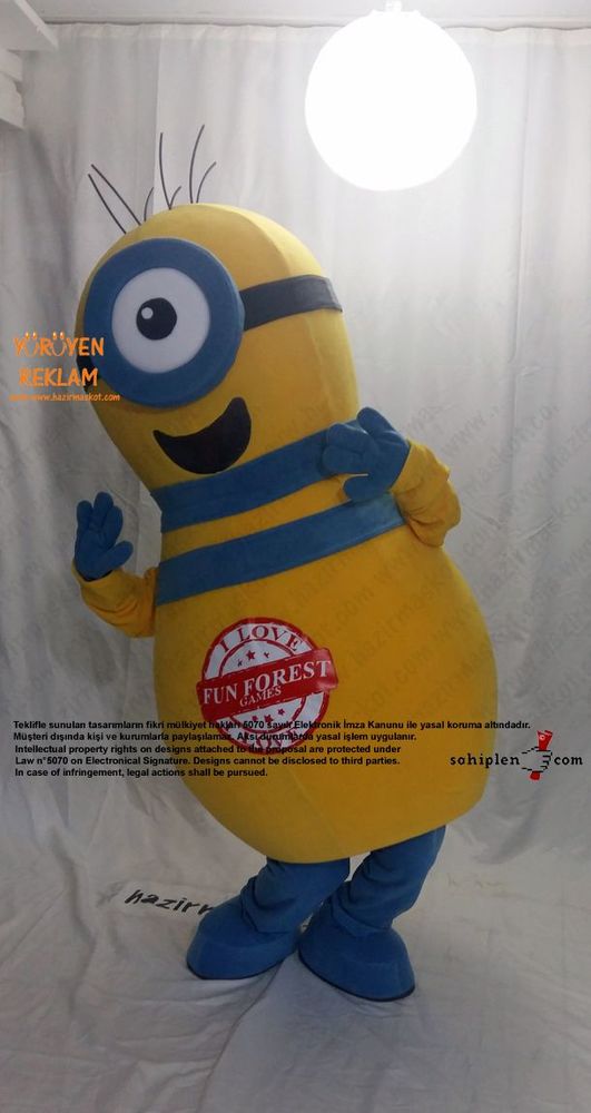 Minion Bowling Lobutu / Moldova maskot kostümü