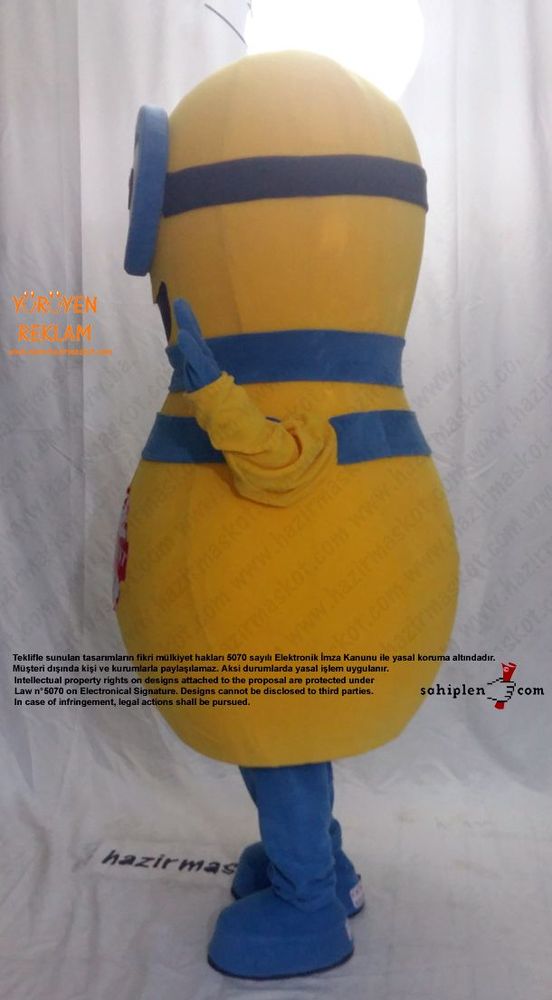 Minion Bowling Lobutu / Moldova maskot kostümü