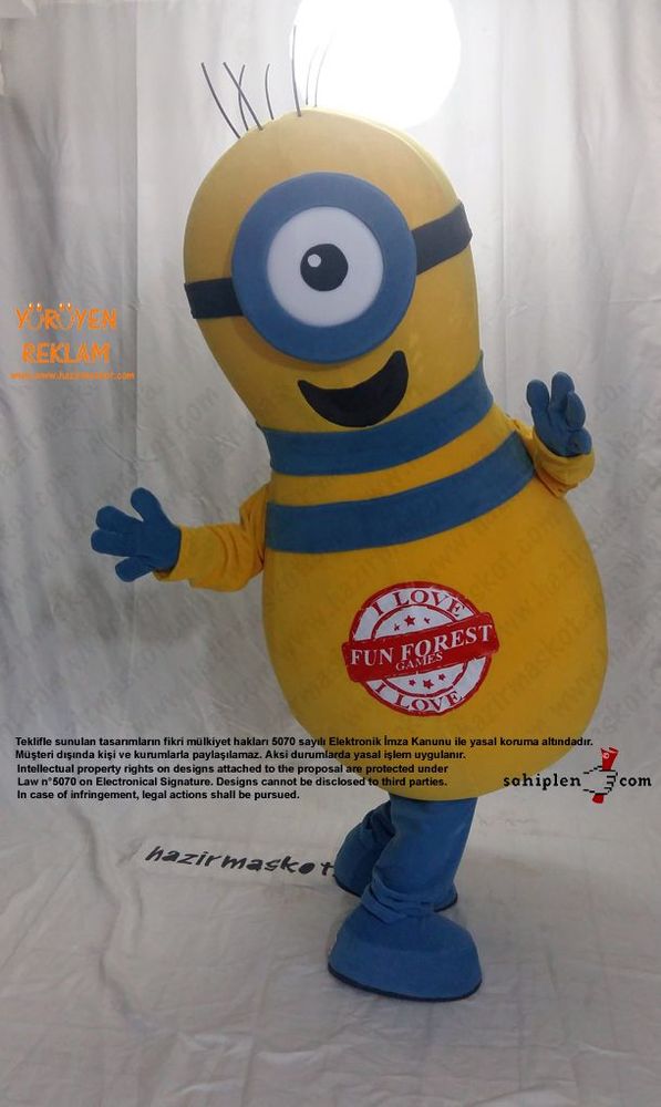 Minion Bowling Lobutu / Moldova maskot kostümü