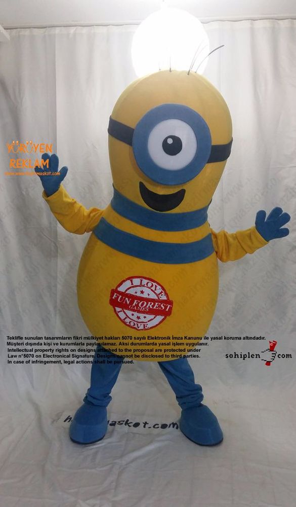 Minion Bowling Lobutu / Moldova maskot kostümü