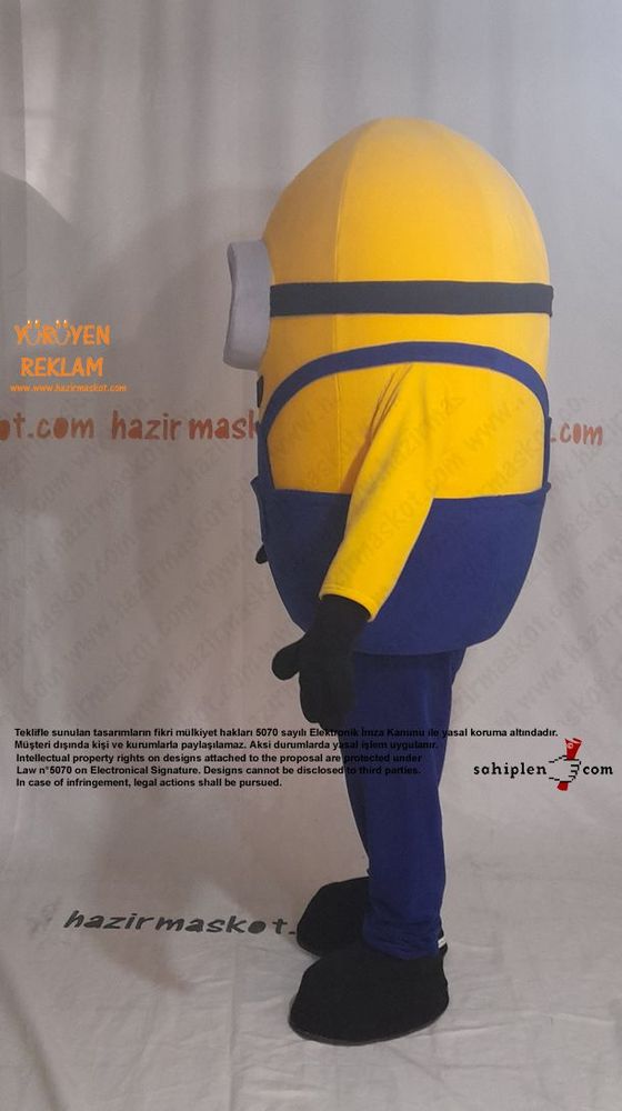 Minion Maskot Kostümü maskot kostümü