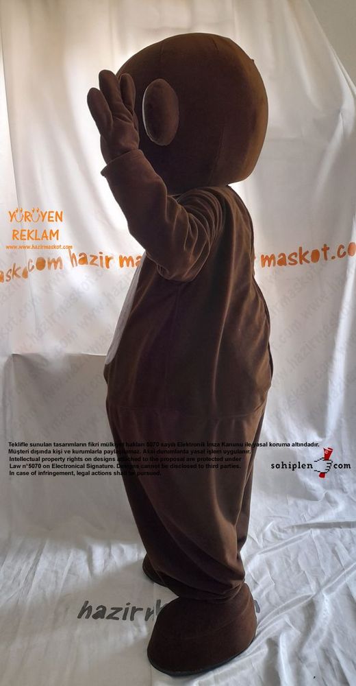 Monkinds Maymun Maskot Kostümü İsveç/ Monkinds Monkey Mascot Costume - Sweden maskot kostümü