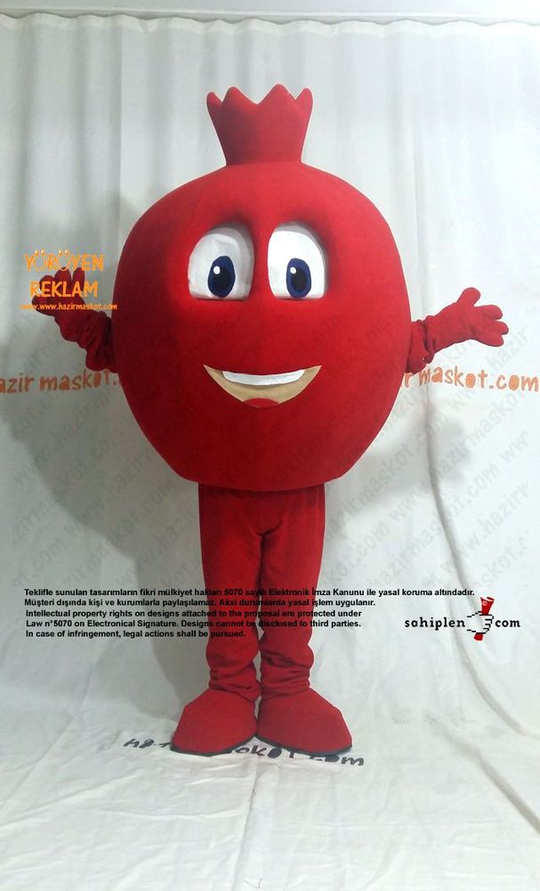 Nar Maskotu / Şanlı Urfa Suruç Belediyesi / Gelişim Ofset maskot kostümü
