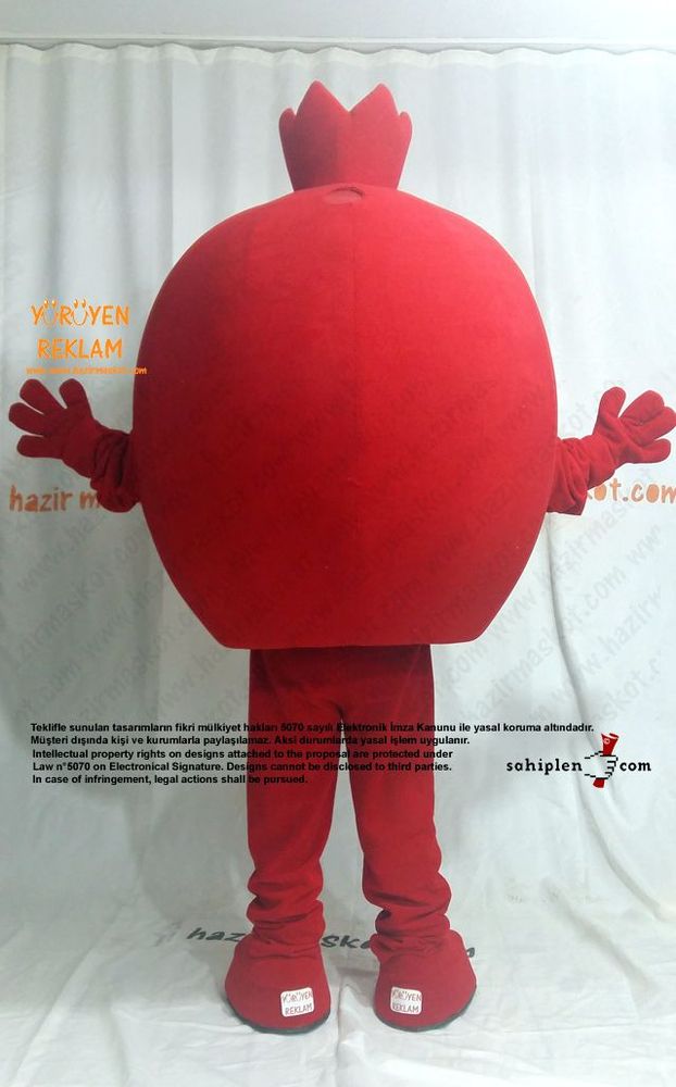Nar Maskotu / Şanlı Urfa Suruç Belediyesi / Gelişim Ofset maskot kostümü