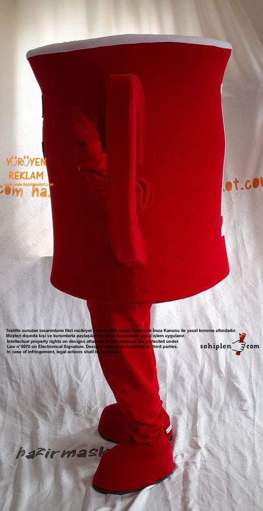 Nescafe Bardak Maskot Kostümü / Nescafe Mug Mascot Costume maskot kostümü