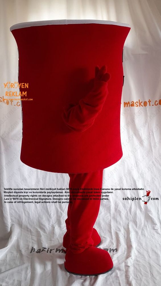 Nescafe Bardak Maskot Kostümü / Nescafe Mug Mascot Costume maskot kostümü