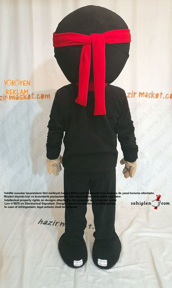 Ninja Maskot Kostümü / Ninja Mascot Costume maskot kostümü