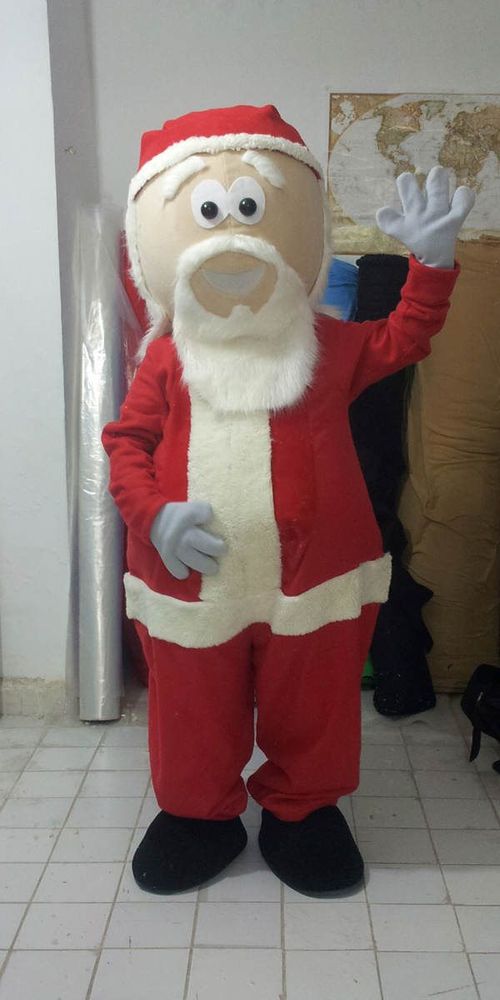 Noel Baba Maskot Kostümü Santa Claus Mascot Costume maskot kostümü