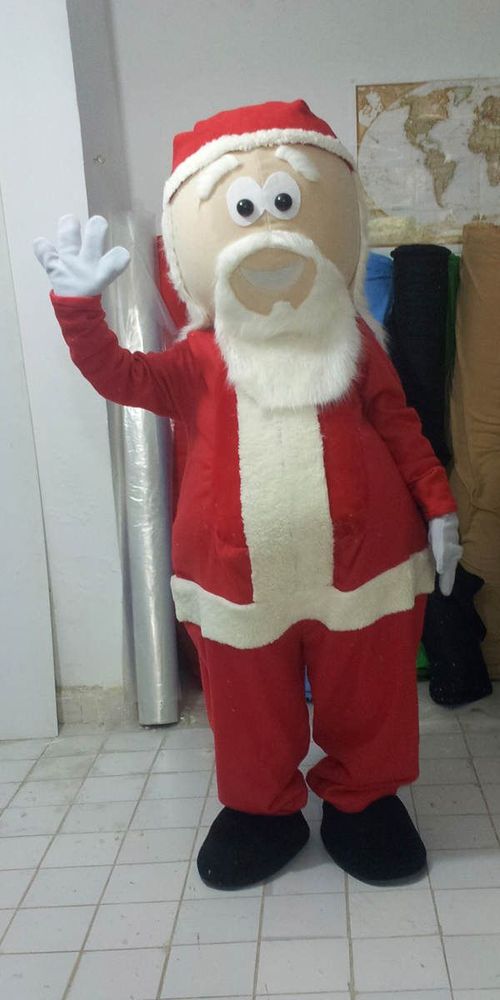 Noel Baba Maskot Kostümü Santa Claus Mascot Costume maskot kostümü