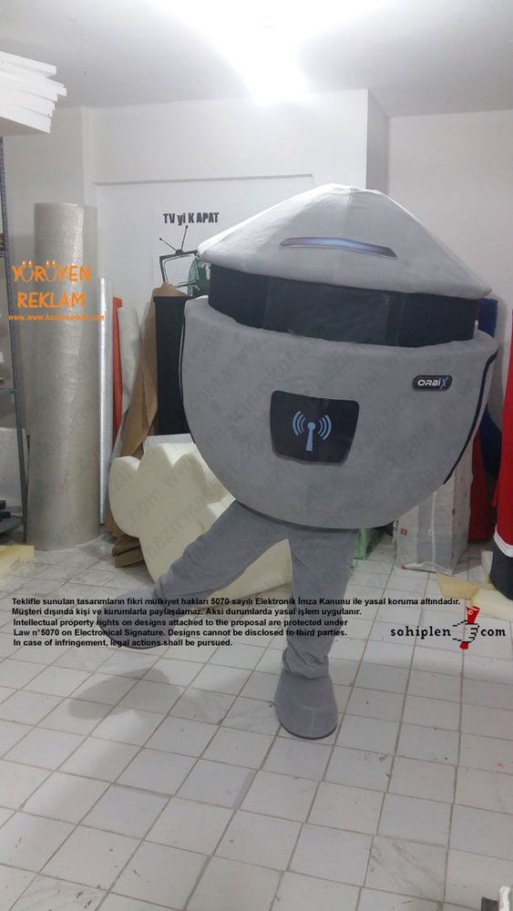 Orbix Maskot Kostümü / İZMİR maskot kostümü