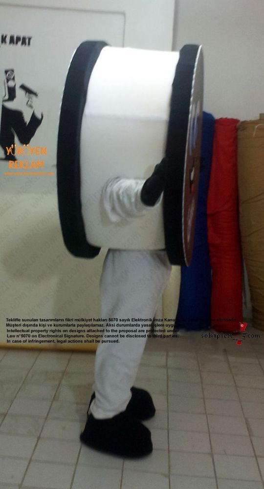 Oreo Bisküvi Maskotu maskot kostümü