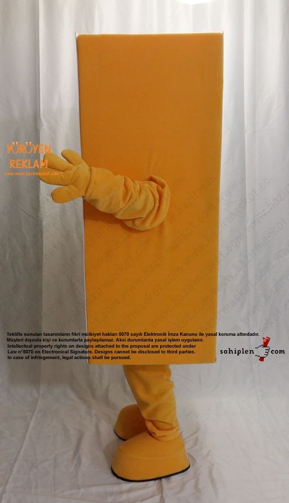 Yağ Tenekesi Maskot Kostümü / Oruçoğlu Gıda maskot kostümü