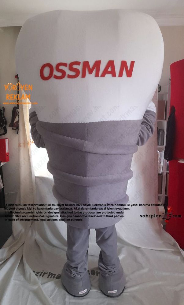 Diş İmplant Maskotu / Osstem OSSMAN maskot kostümü