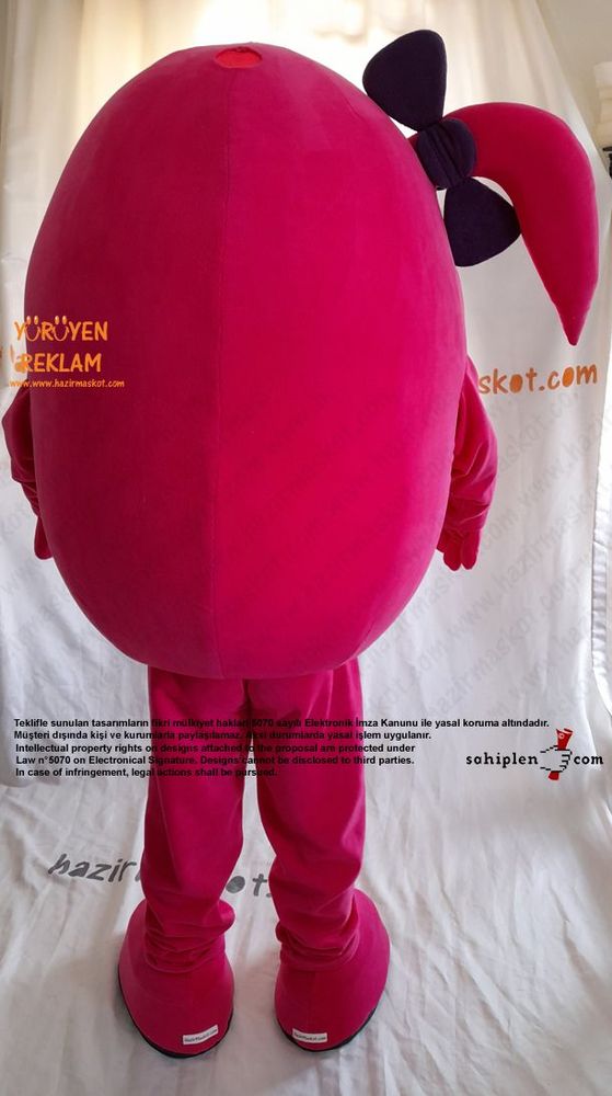 Pembe Canavar Maskot / Ohio Museum USA maskot kostümü