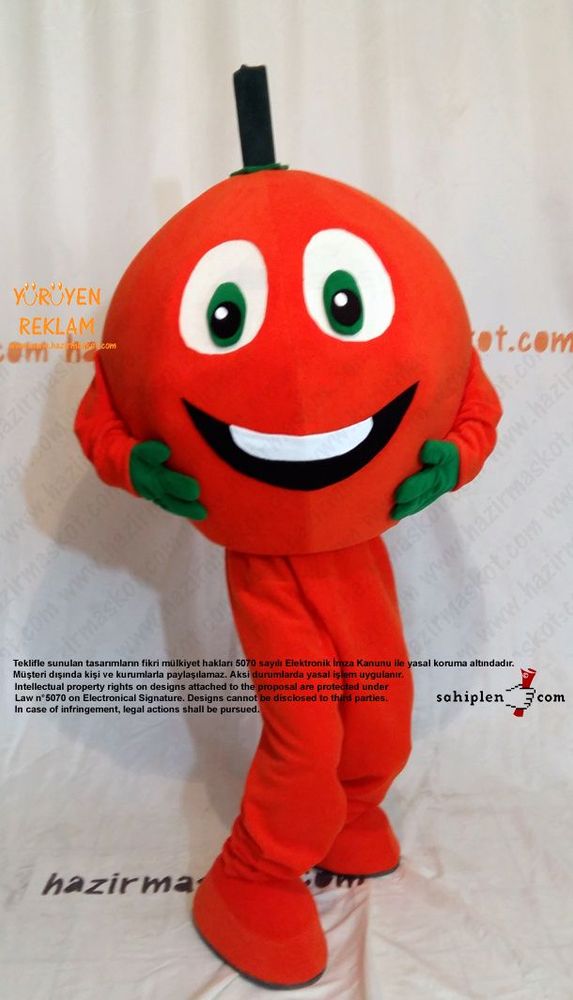 Portakal Maskot Kostümü maskot kostümü