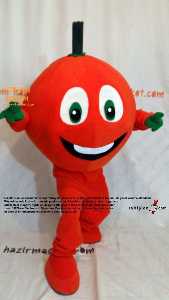 Portakal Maskot Kostümü maskot kostümü