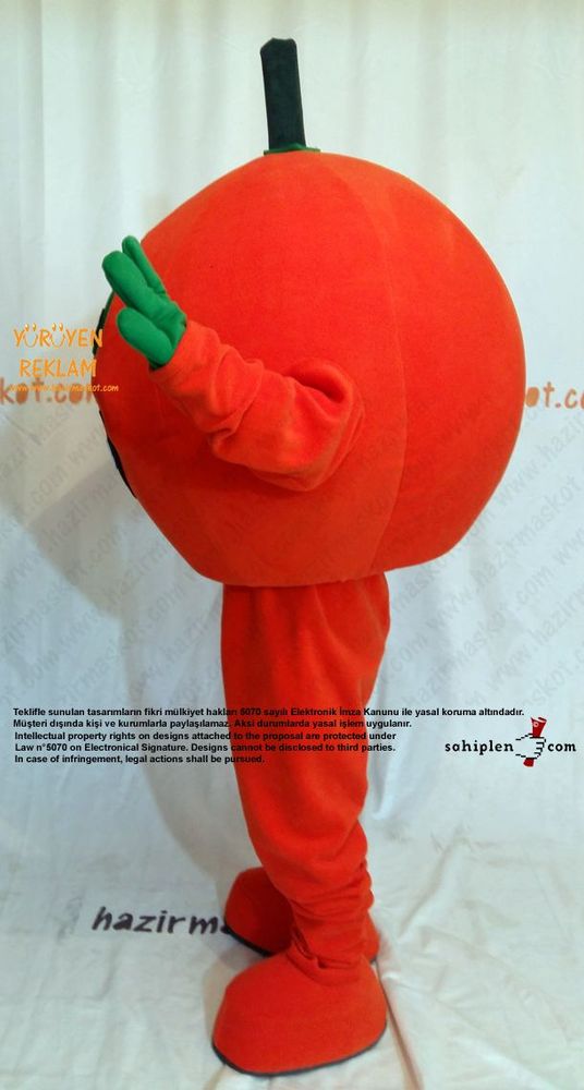 Portakal Maskot Kostümü maskot kostümü