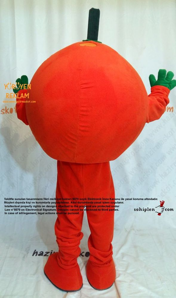 Portakal Maskot Kostümü maskot kostümü