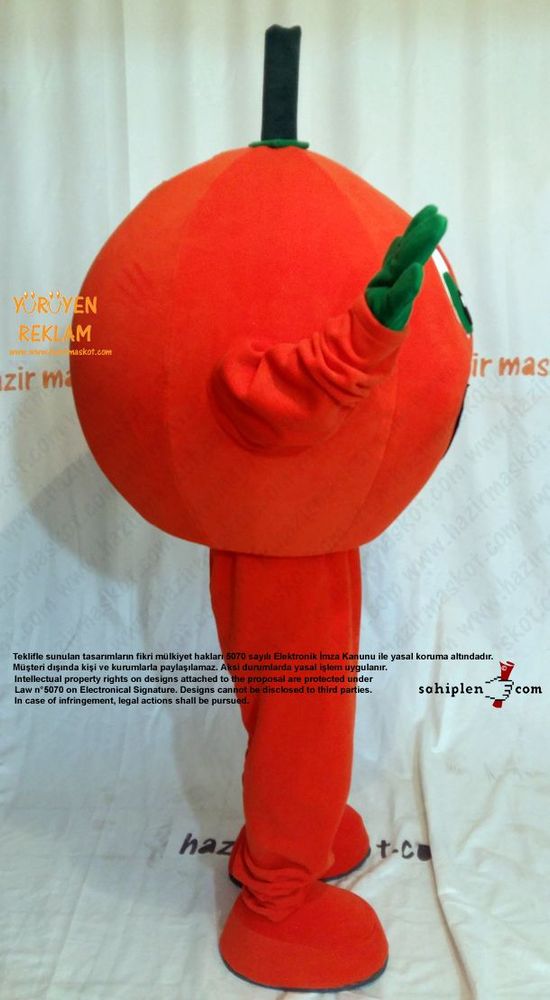 Portakal Maskot Kostümü maskot kostümü