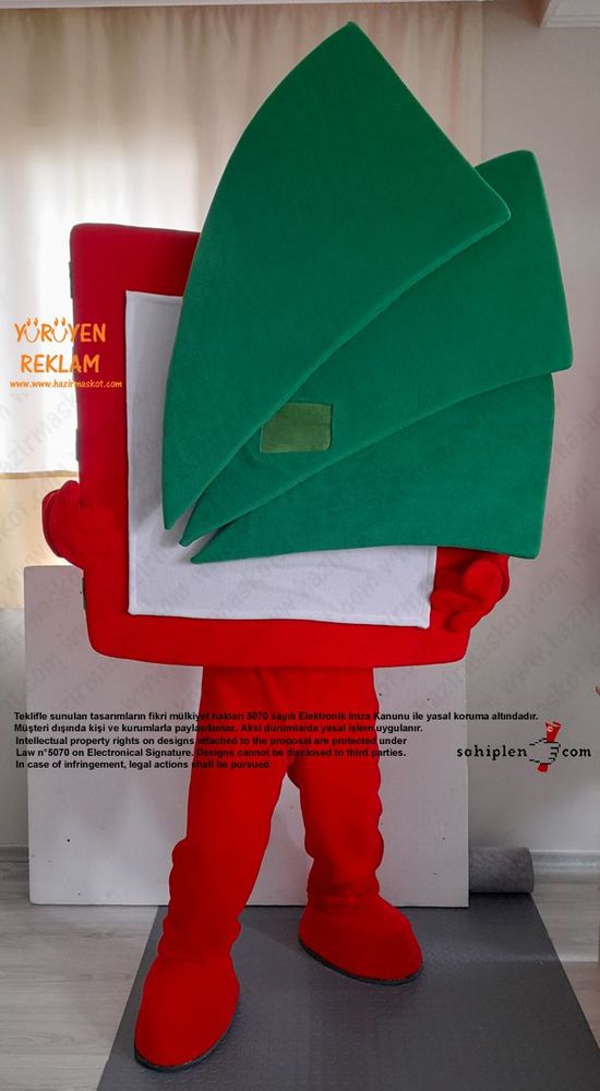 Logo Maskot Kostümü / Pretty Quick Tax Services maskot kostümü