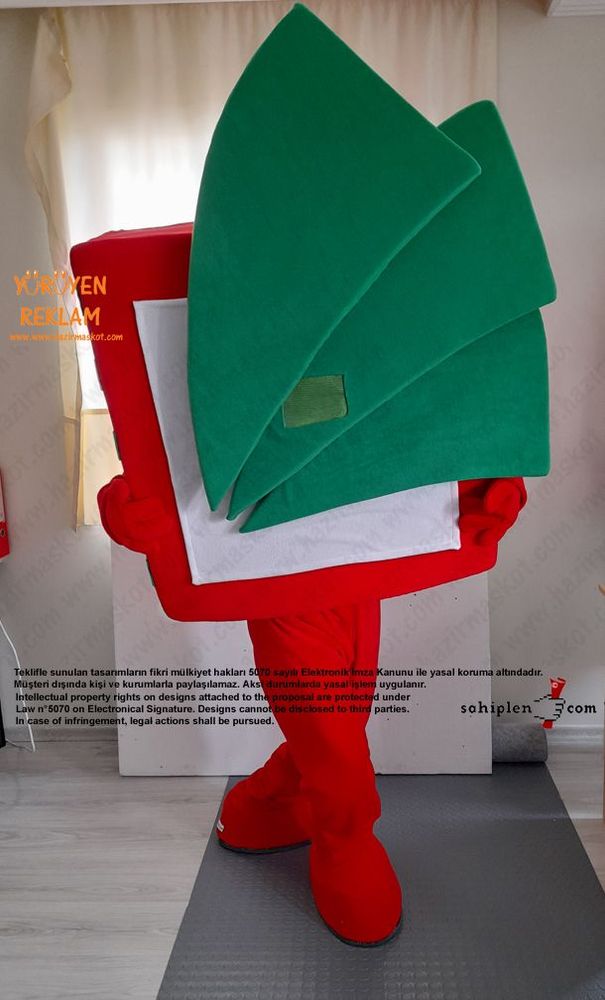 Logo Maskot Kostümü / Pretty Quick Tax Services maskot kostümü