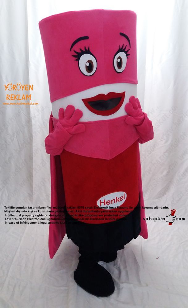 Pritt Takım Maskot / HENKEL maskot kostümü