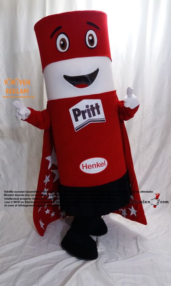 Pritt Takım Maskot / HENKEL maskot kostümü