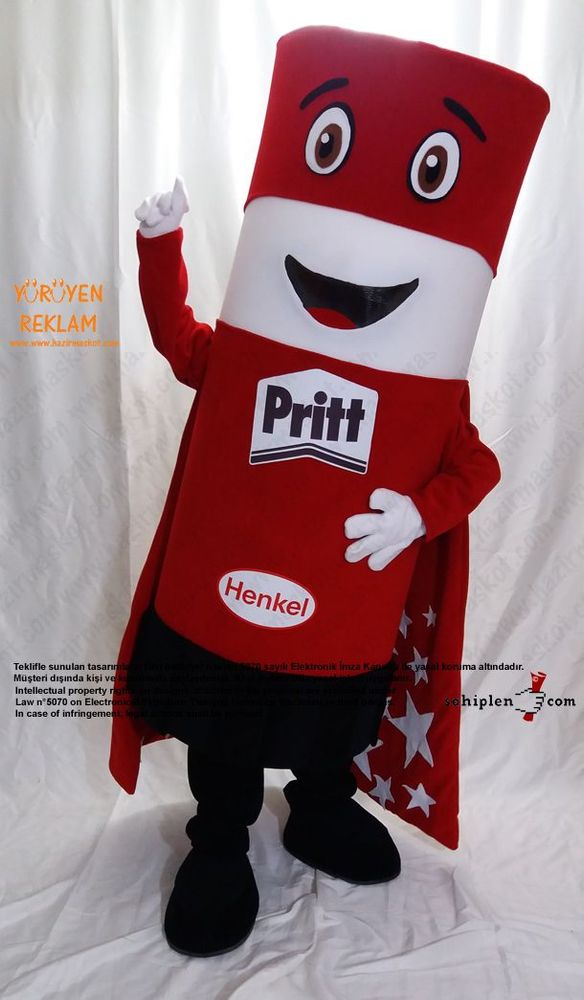 Pritt Takım Maskot / HENKEL maskot kostümü