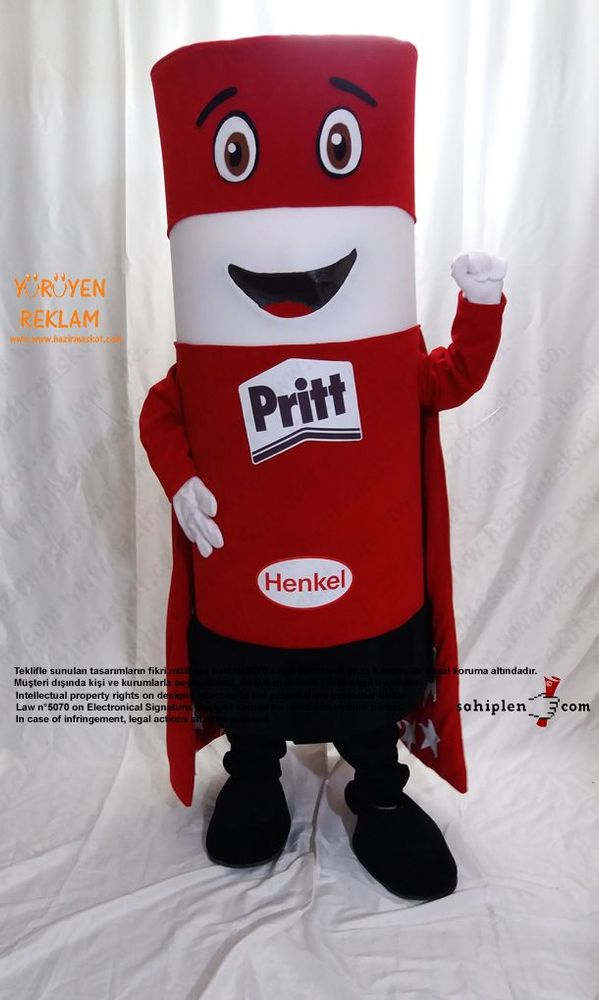 Pritt Takım Maskot / HENKEL maskot kostümü