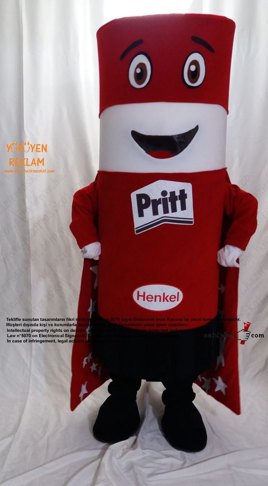 Pritt Takım Maskot / HENKEL maskot kostümü