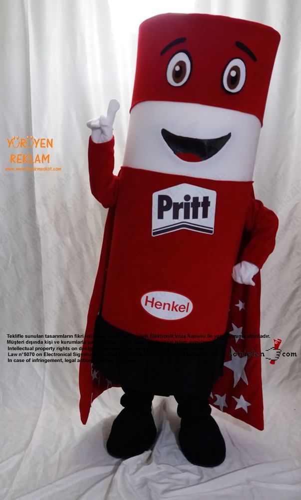 Pritt Takım Maskot / HENKEL maskot kostümü