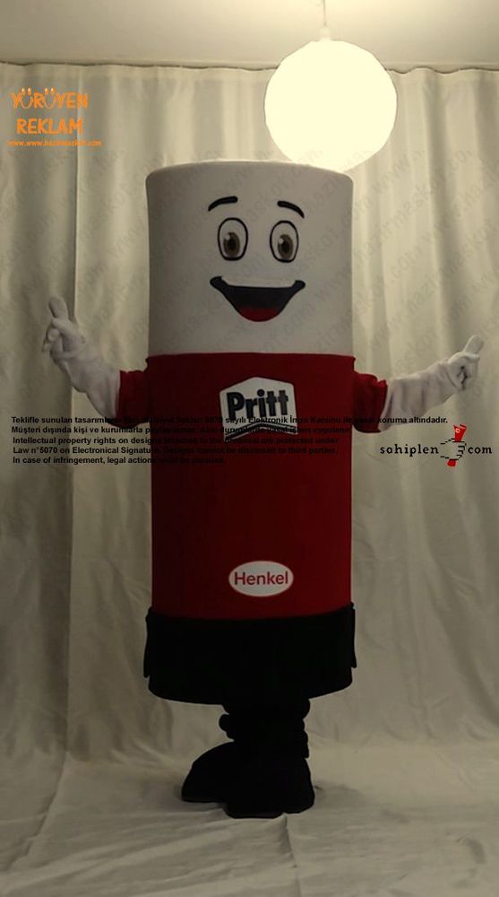 Pritt Yapıştırıcı Maskot / Henkel maskot kostümü