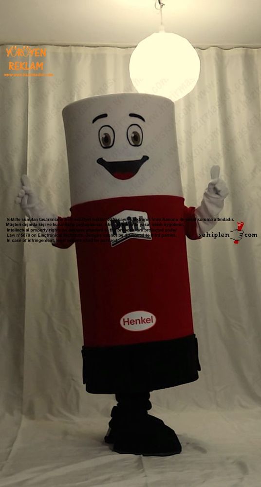 Pritt Yapıştırıcı Maskot / Henkel maskot kostümü