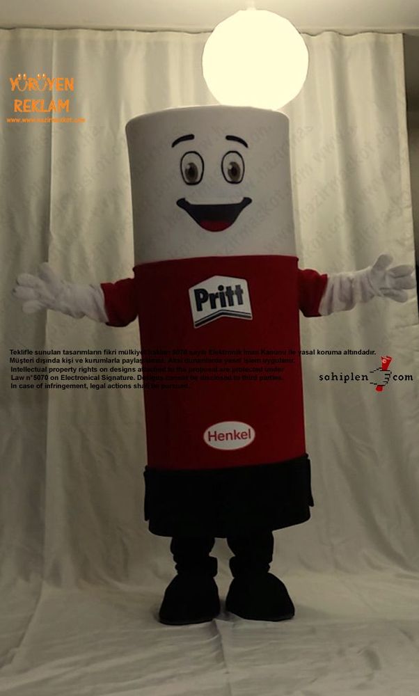 Pritt Yapıştırıcı Maskot / Henkel maskot kostümü