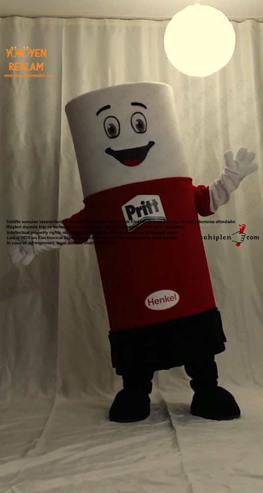 Pritt Yapıştırıcı Maskot / Henkel maskot kostümü