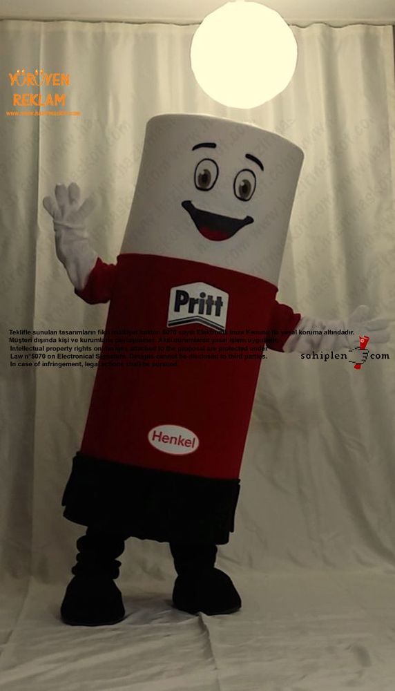 Pritt Yapıştırıcı Maskot / Henkel maskot kostümü