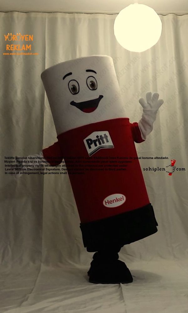 Pritt Yapıştırıcı Maskot / Henkel maskot kostümü
