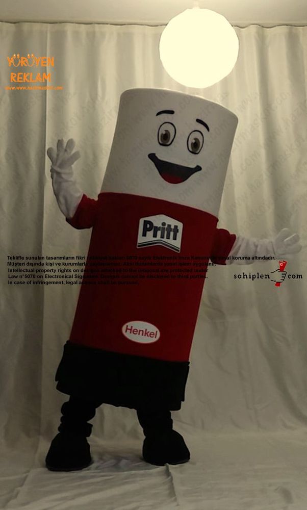 Pritt Yapıştırıcı Maskot / Henkel maskot kostümü