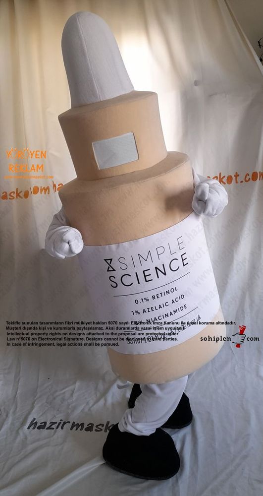 Simple Science Serum Maskot Kostümü / Kanada maskot kostümü